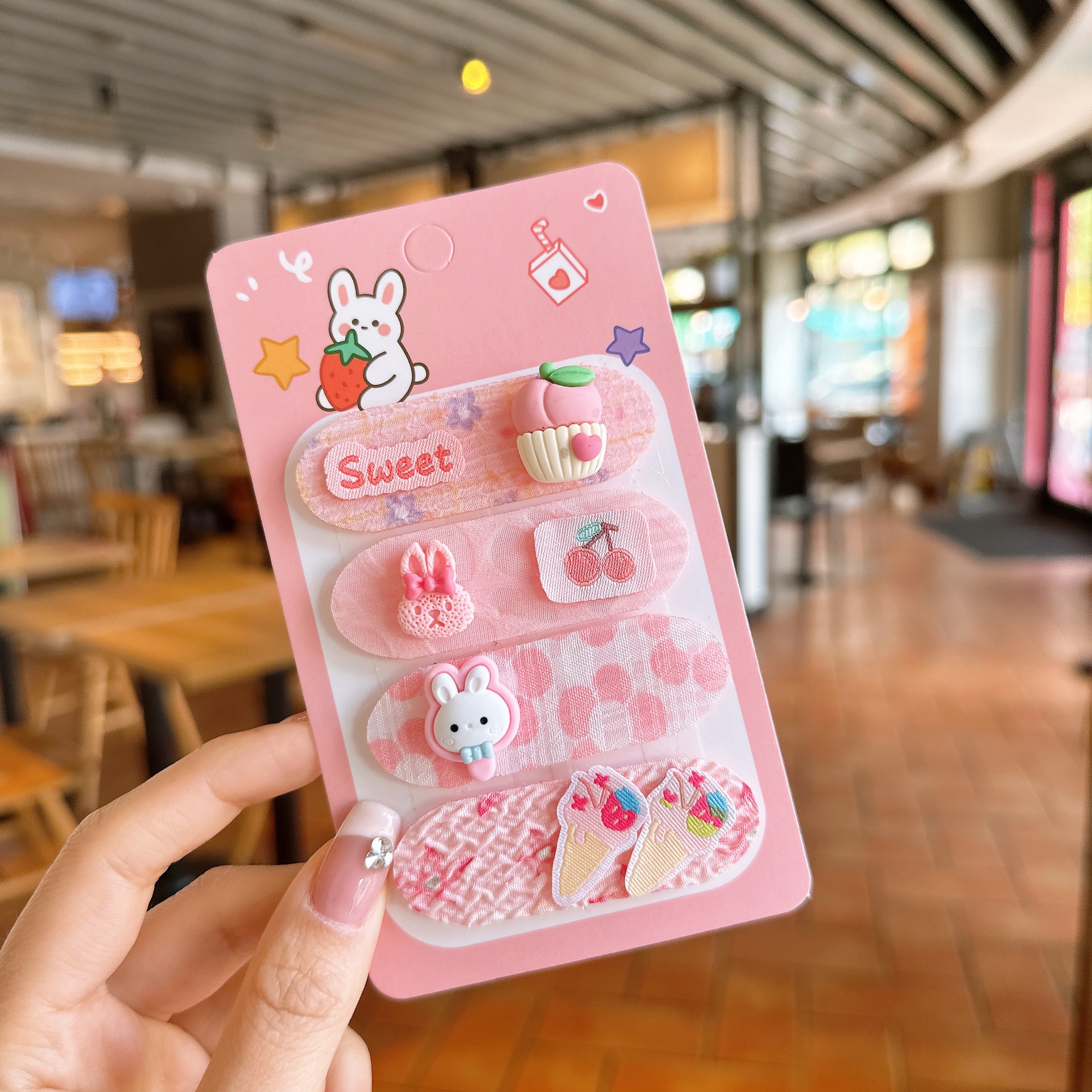 Verano golpes Pegatinas de pelo roto niños niñas bebé niña lindo pelo roto artefacto accesorios para el cabello tocado velcro