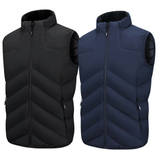 Autumn and winter down cotton vest couple Sports Leisure sleeveless jacket children taekwondo training vest Chinese team