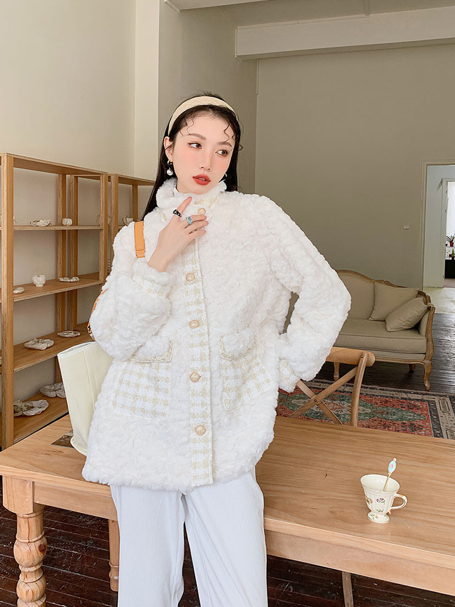 Women Fashion Loose Thick Lazy Jacket Image 6