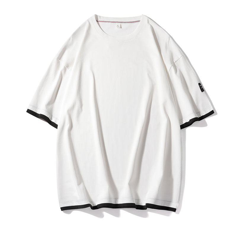 Summer trend cotton short sleeve T-shirt for leisure