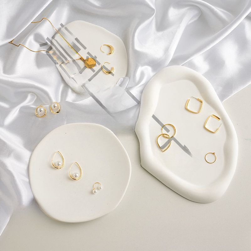 Jewelry Tray, Plaster Photo Props, Cloud Jewelry, Manicure, Necklace Storage Display Stand