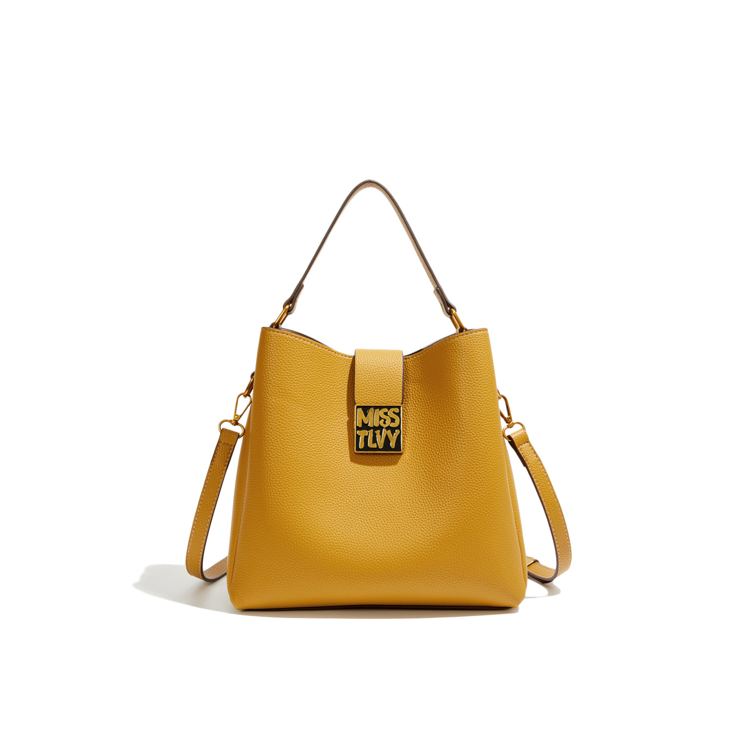 Lichi estampado bolso de cubo de moda lujoso ligero nicho de moda mochila de hombro de viaje diario bolso de mano ocio