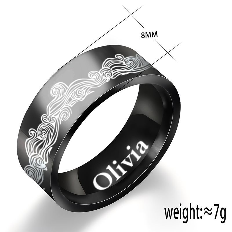 Fashion Geometric Stainless Steel Unisex Rings