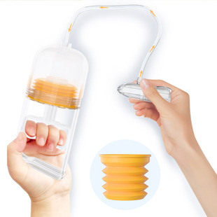 New 3Rd Generation Nasal Aspirator for Infants and Young Kidsren, Hand-Pulled Nasal Aspirator for Cleaning Baby's Boogers, Household Kidsren's Snot Suction Device