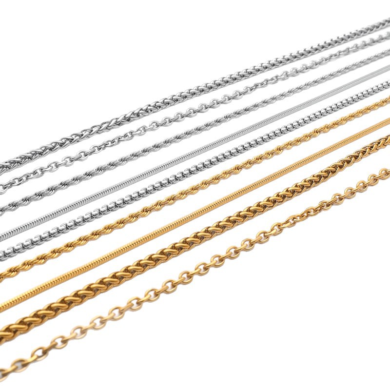 Titanium Cuban Chain Necklace For Men - Durable Stainless Steel_voghion.com