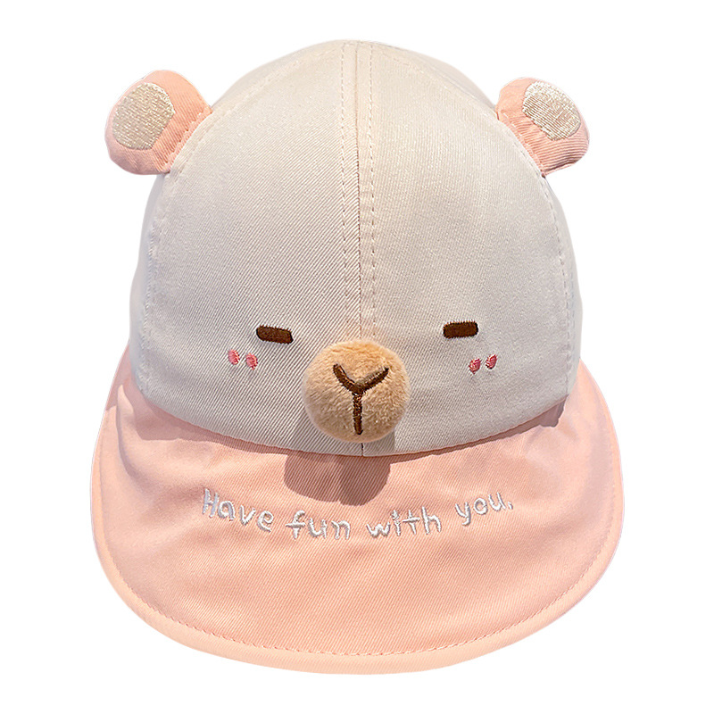 Sombreros para niños Kapibara de dibujos animados sombreros de lengua de pato 2025 nuevos sombreros de verano para niños y niñas sombreros de béisbol