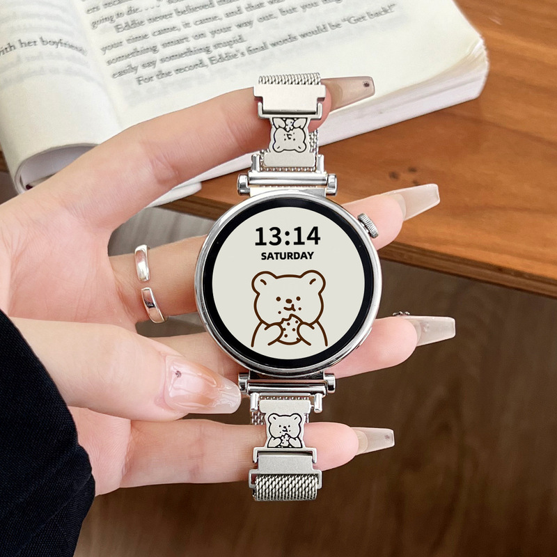 Huawei 社 gt5 新しい時計ストラップ金属磁気 watchgt4 時計チェーン 5pro 女性 gt3/2 夏に適しています|undefined