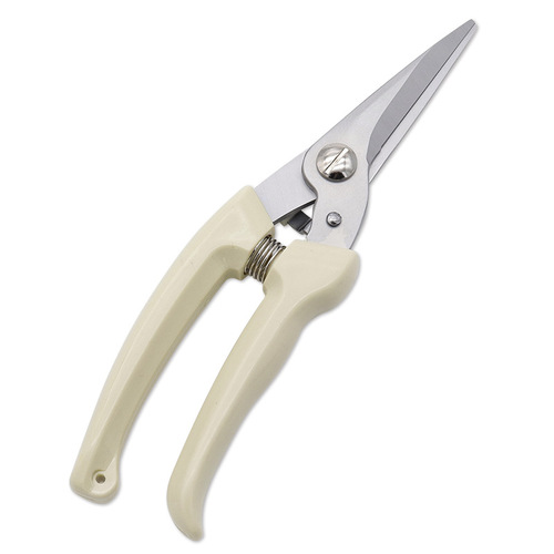 Yangjiang manufacturer wholesale garden scissors, pruning shears, straight-head grape pruning and fruit picking scissors, orange flower pruning and fruit picking scissors
