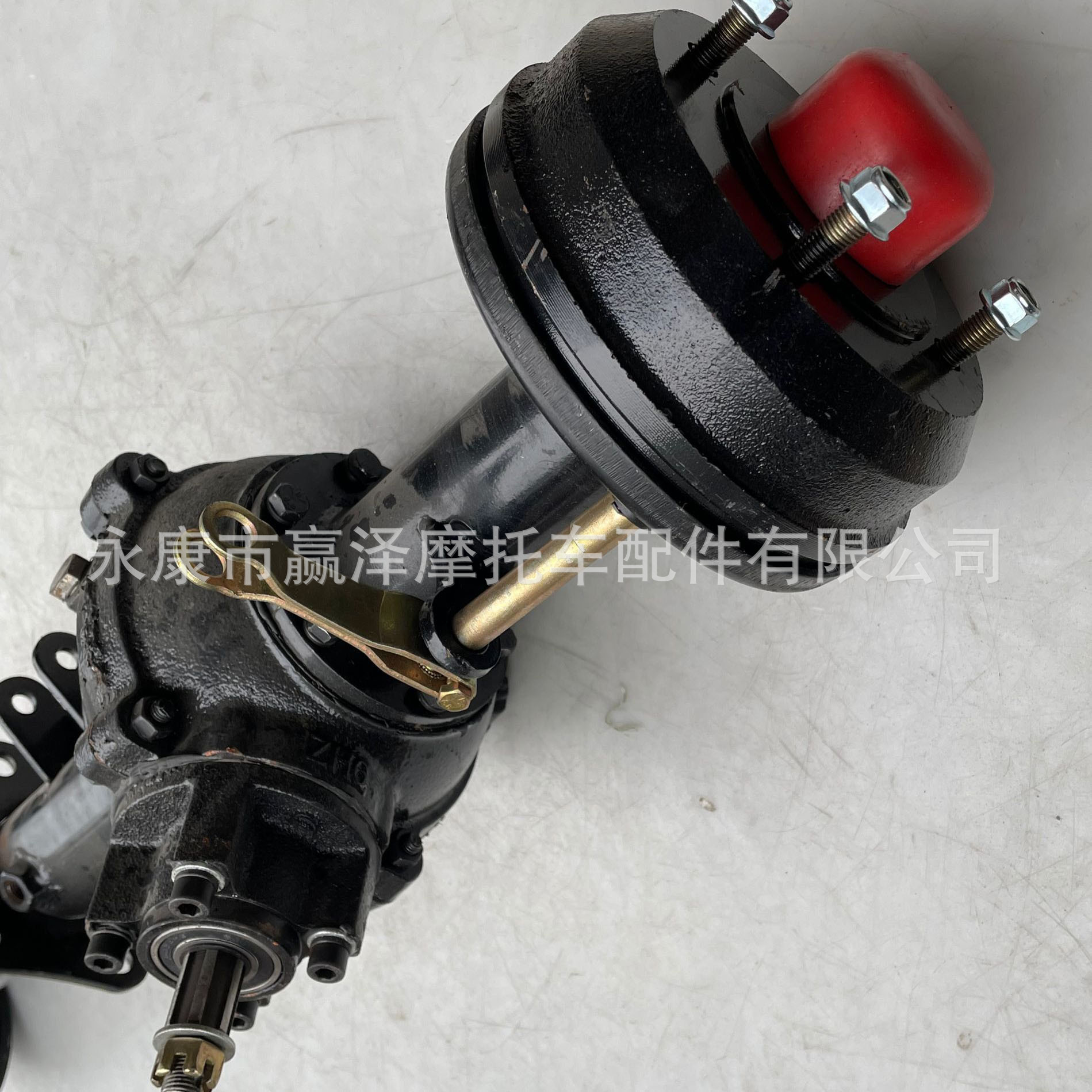 Modified go-kart, ATV, and motorcycle accessories: shaft drive differential, drum brake rear axle, gear box flange
