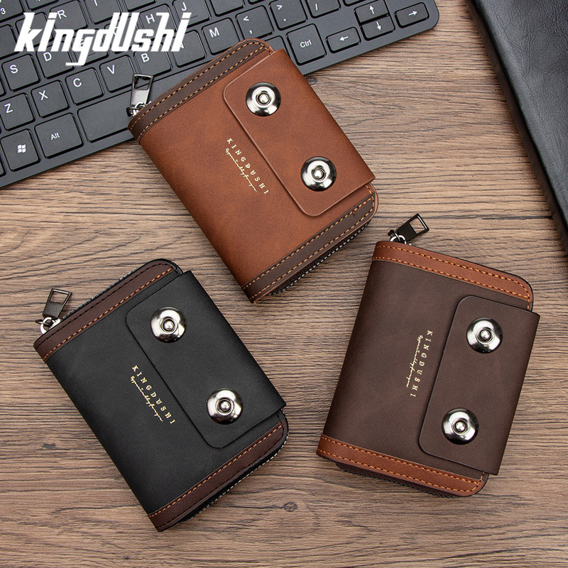 New Men's Double Magnetic Clasp Accordion Card Holder, Stylish Patchwork Large Capacity Hinge Card Case, Id Holder, Coin Purse, Wholesale Supply New Men's Double Magnetic Clasp Accordion Card Holder, Stylish Patchwork Large Capacity Hinge Card Case, Id Holder, Coin Purse, Wholesale Supply