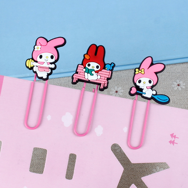 Círculos de dibujos animados metales de color clips marcadores de estudiantes de oficina clips pin papelería de oficina