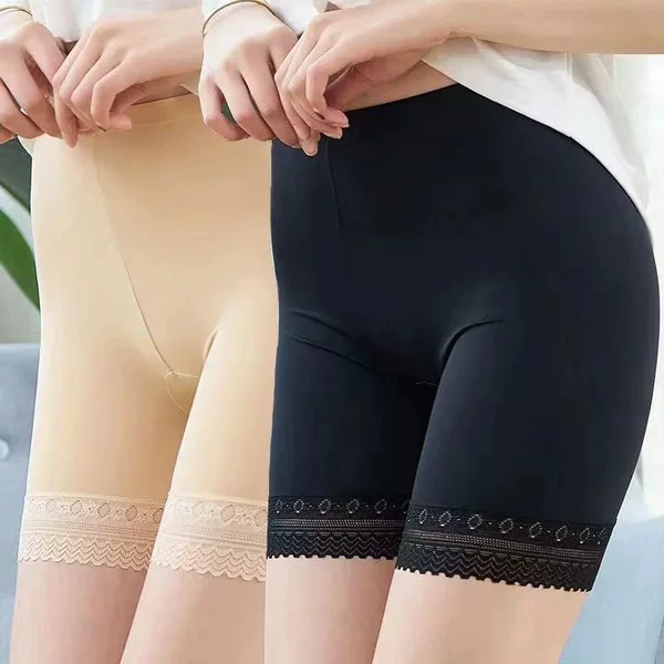 Modal Lace Safety Shorts Anti-Exposure Plus Size Three-Point Base Layer Insurance Shorts Cross-Border Hot Sale
