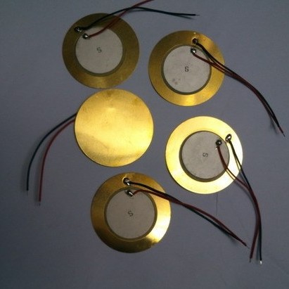 直径20MM薄铜焊线50MM线长蜂鸣片  压电式压电陶瓷带线蜂鸣片