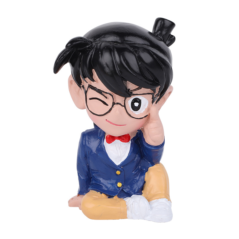 工藤新一卡通柯南汽车摆件烘培配饰桌面房间电视柜软装饰品礼物 5