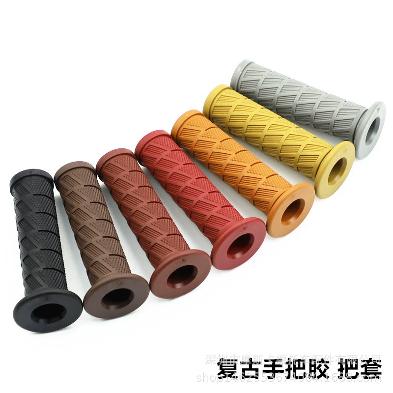 Аксессуары для модификации мотоцикла мопеда ретро ручка мотоцикла резиновая крышка ручки Ретро Prince ручка резиновая крышка