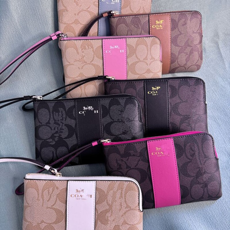 Women's Coin Purse Zipper Clutch Bag Handbag Old Flower Small Handbag Casual Wallet Wrist Mobile Phone Bag with Lanyard