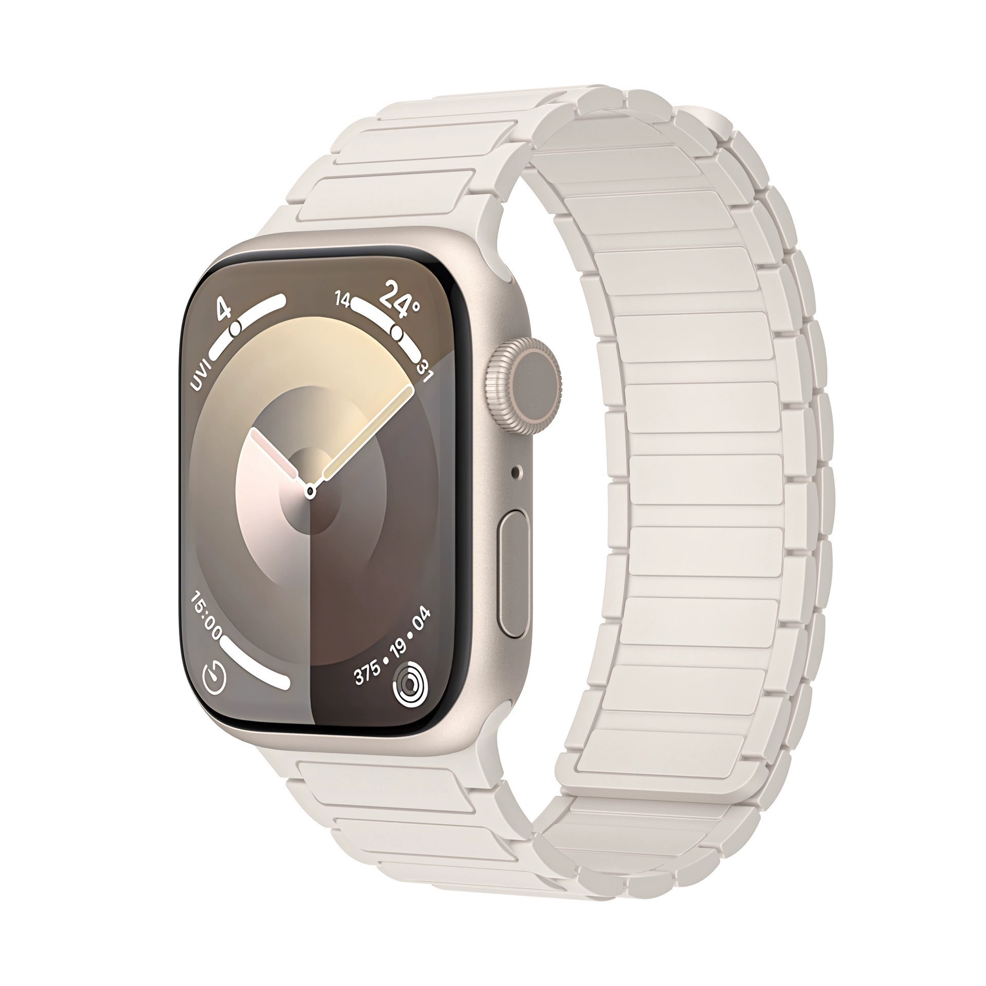 Подходит для Apple iwatchS10 силиконовый ремешок applewatch9/8/7/se магнитный ремешок для часов Ultra