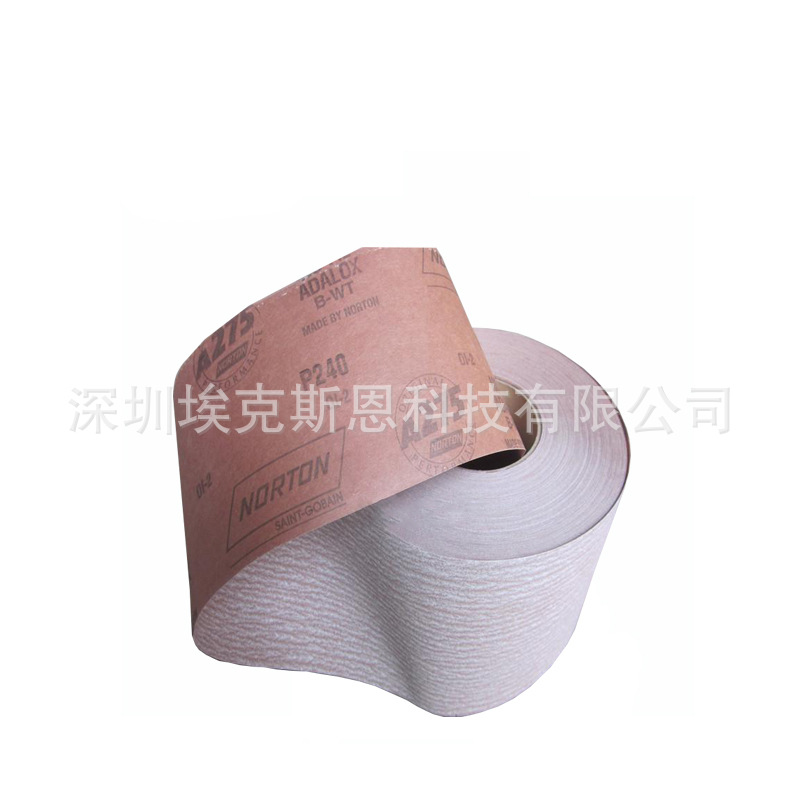 批发诺顿A275手撕砂纸卷砂纸条纸圈 木工家具油漆打磨抛光砂纸