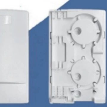 Маленькая 2-сторонняя 2-ядерная двухпортовая оптоволоконная панель, распределительная коробка, высококачественная настенная розетка с ярким зеркалом, оптическая широкополосная входная коробка