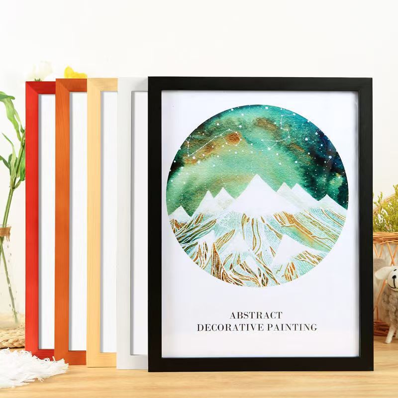 Wall-mounted picture frame 16inch 20inch puzzle frame 488 size 34 paper sketch frame for framing children's picture frames and decorative frames