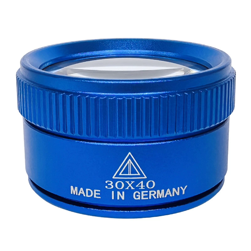 30 раз K9 Оптическое стекло металлический золотой цилиндр HD ювелирные изделия алмаз Античная идентификация увеличительное стекло 30x40