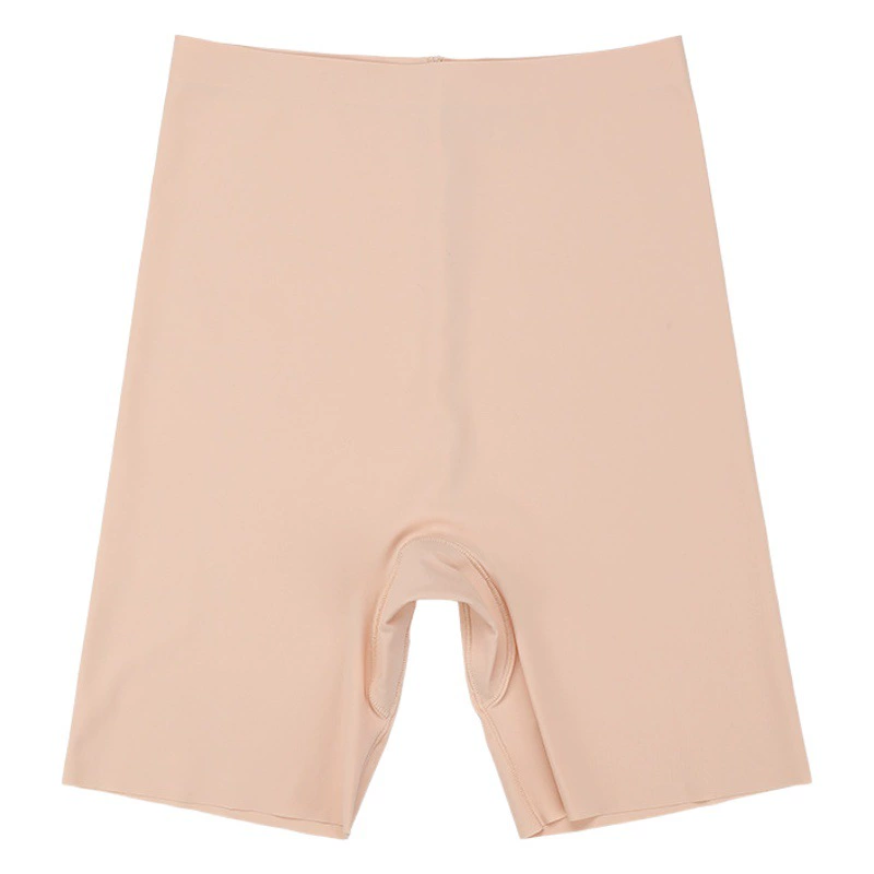 Бесшовные леггинсы-шорты с высокой талией, эффектом подтяжки ягодиц, контролем живота, из чистого хлопка, больших размеров, с защитой от просвечивания, облегающие бедра.