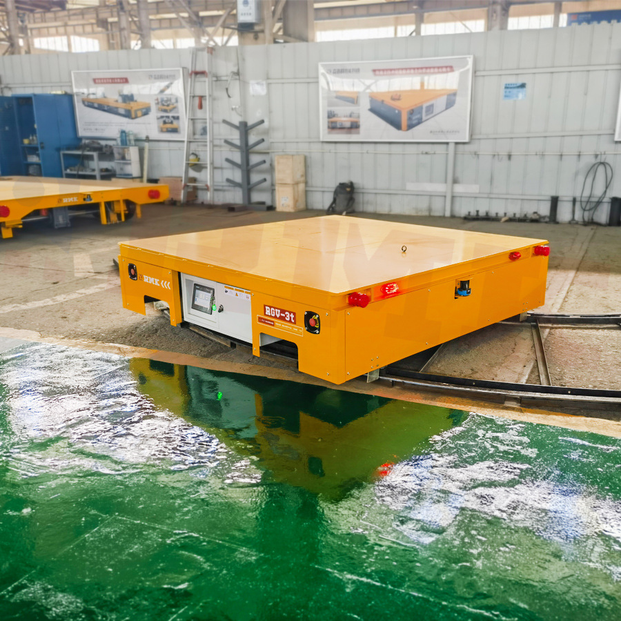 重载型自动导引RGV轨道搬运车 流水线装配rgv环形穿梭车地平车