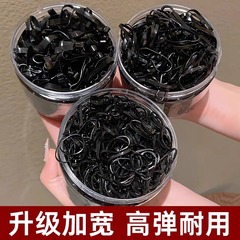 黒い使い捨ての子供は髪のひもを傷つけません。