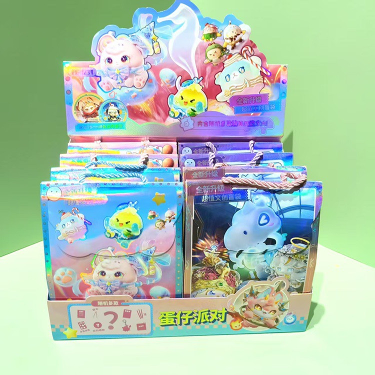 Nuevo ángel de tela sorpresa bolsas ciegas dibujos animados lindos Wenchuang bolsas de moda para jugar tela papelería caja ciega regalos