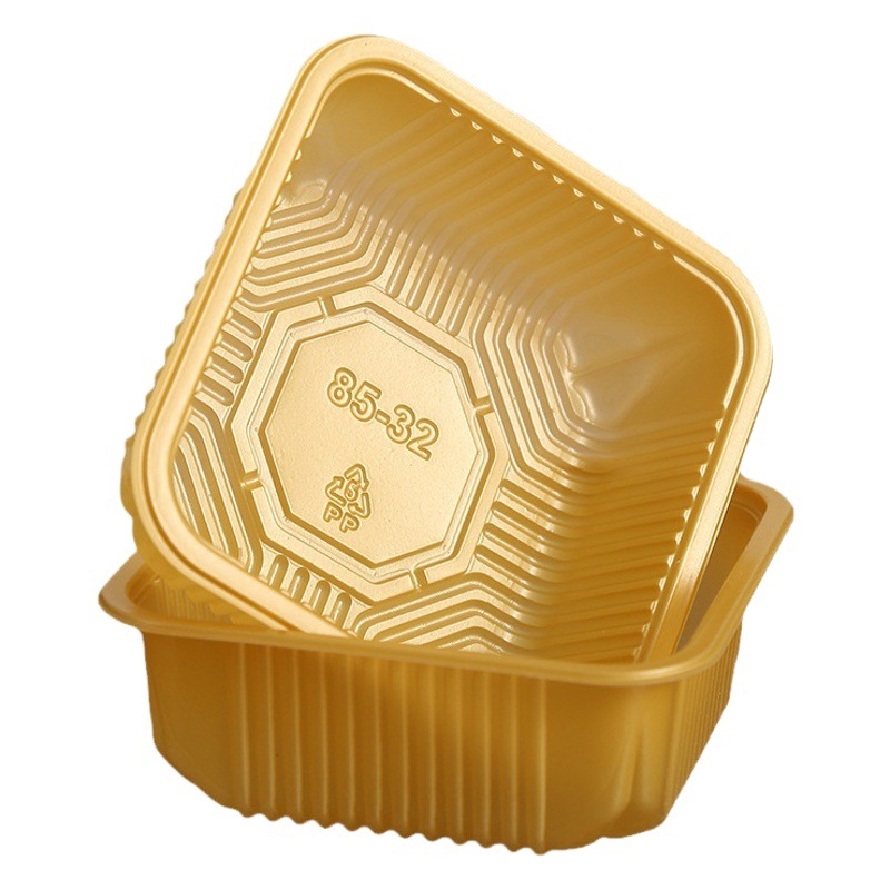 Producto titular de la torta de La Luna engrosada titular de la parte inferior de la torta de la yema de huevo caja de la ampolla caja de embalaje bandeja de plástico de calidad alimentaria al por mayor