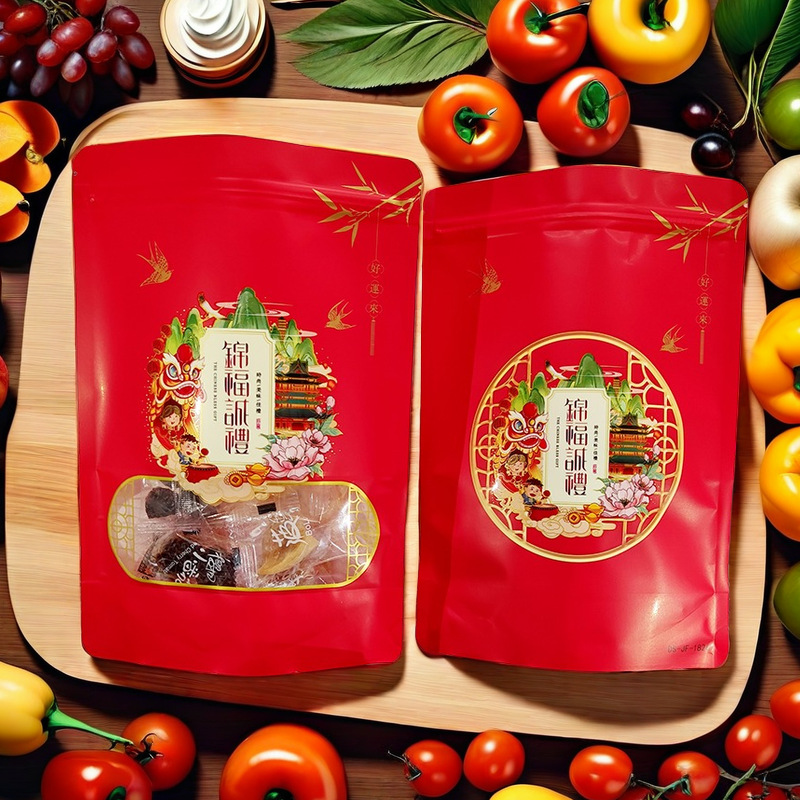 休闲食品牛皮纸包装袋干果花生瓜子食品袋糖果坚果炒货红糖礼品袋