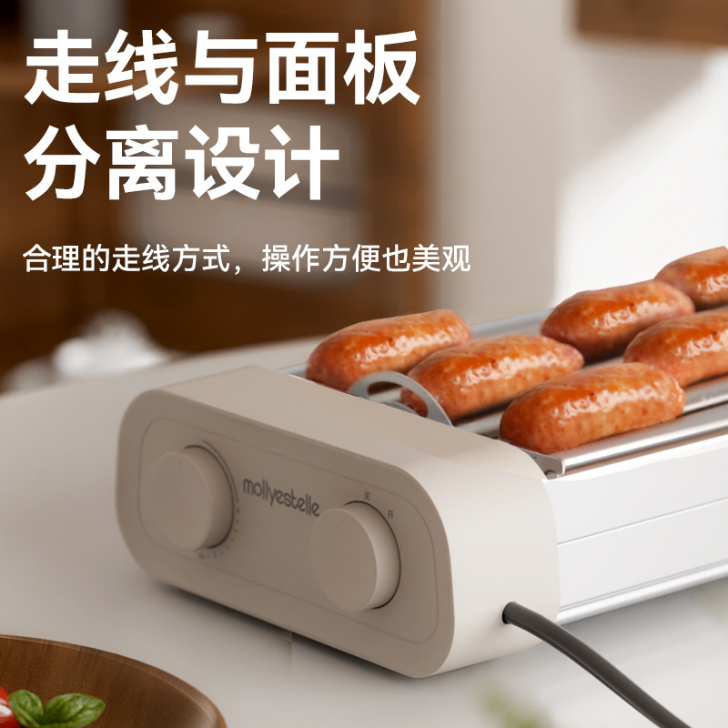 多機能ソーセージ焼き機家庭用小型ミニ寮全自動ホットドッグマシンスリーインワン|undefined