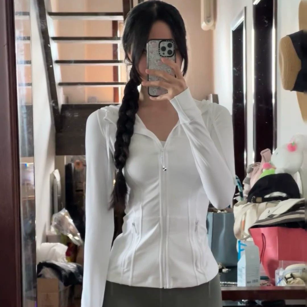 Одежда для йоги, спортивная куртка для зала, для бега