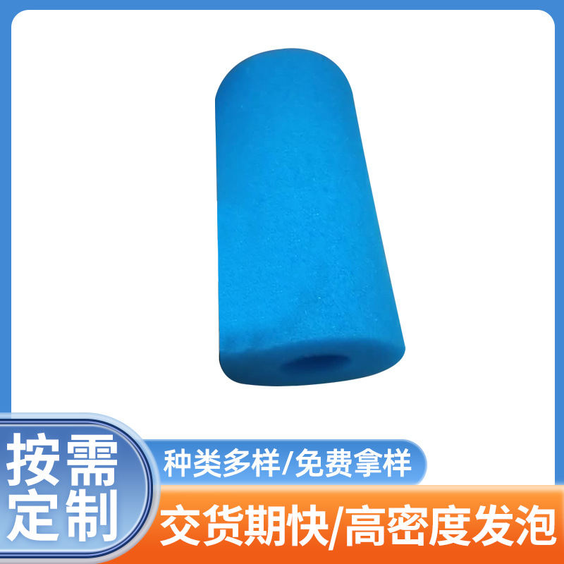 批发35PPI绿色过滤海绵 冰箱垫海绵片 小海绵柱过滤水杂质破孔绵