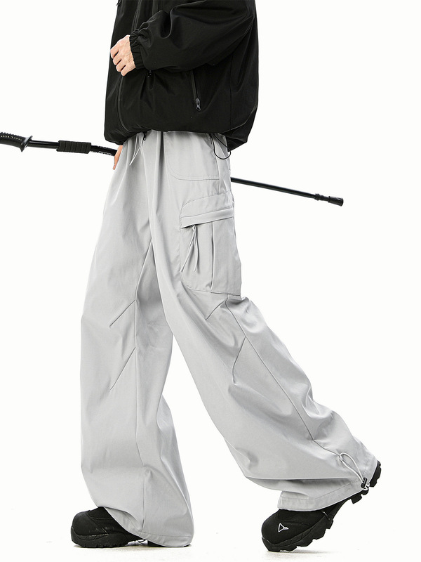 American-Style Functional Sports Jacket Pants for Men, Autumn Trendy Brand Paratrooper Cargo Pants, Handsome Loose Straight Casual Long Pants American-Style Functional Sports Jacket Pants for Men, Autumn Trendy Brand Paratrooper Cargo Pants, Handsome Loose Straight Casual Long Pants