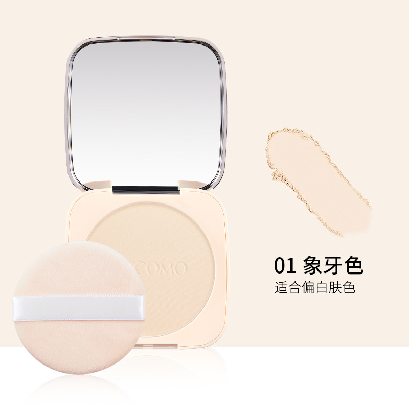 XieRuiGemont polvo suave para la cara / polvo de polvo mate para el maquillaje anti-retirada, polvo de maquillaje más brillante
