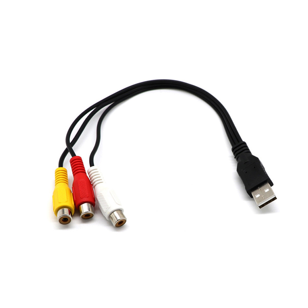 Cavo Da USB A 3x RCA Maschio - Lunghezza 1,5 Metri, Adattatore Audio/video
