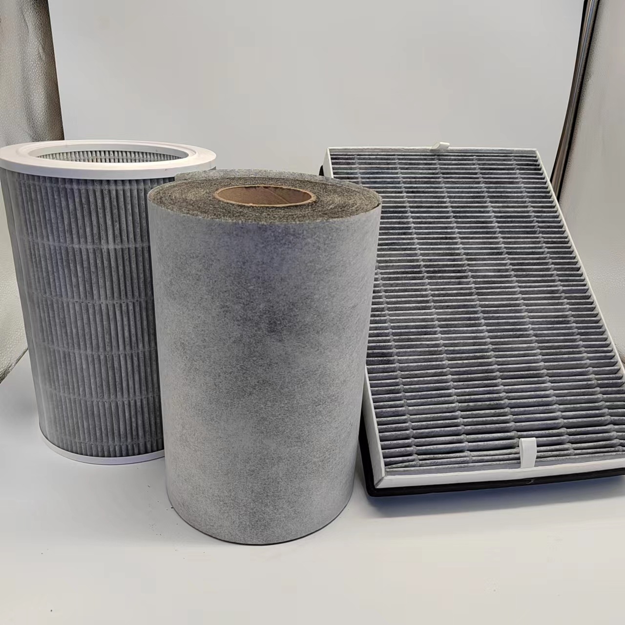 供应适用于净水器空气净化器滤网滤材新风机除臭滤芯折叠过滤网