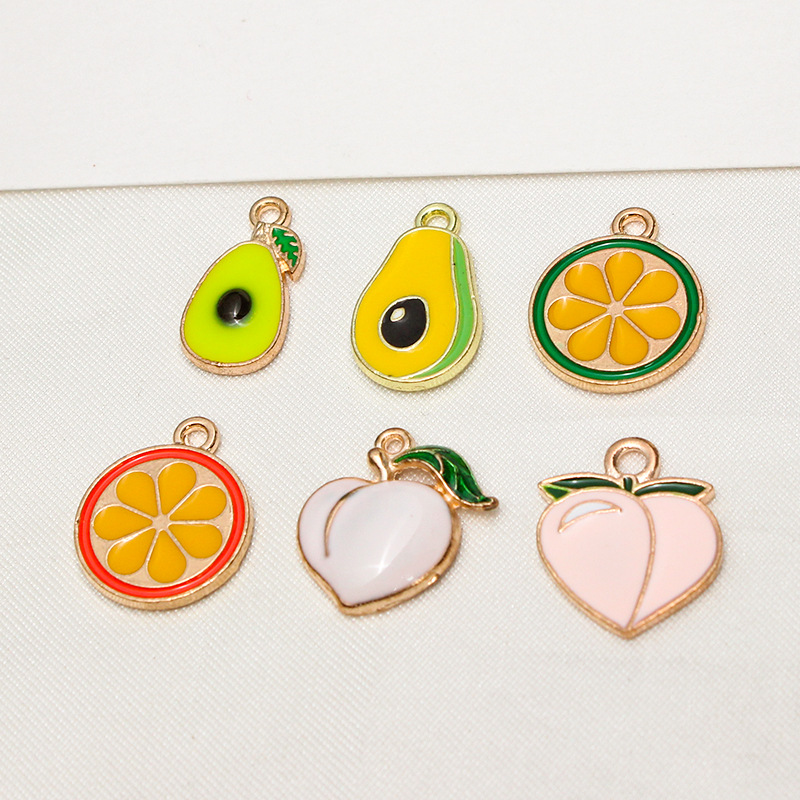 3g Weight Pendant Jewelry Making Type 5*16mm, 7 * 15mm Jewelry Making Size DIY Jewelry Accessories, Bracelets, Earrings, Necklace Classification 1 Piece Quantity Alloy Material Fruit Pattern Pastoral, Korean Style Style Enamel, Plating Craft 1 Piece 5*16mm 7 * 15mm Alloy Fruit Pendant DIY Jewelry Accessories Bracelets Earrings 3