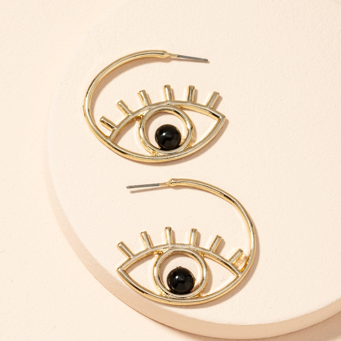 New Exaggerated Eyes Earrings display picture 5