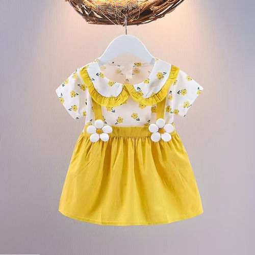 Baby dress summer stylish girl child princess dress baby girl summer outfit baby girl high-end skirt