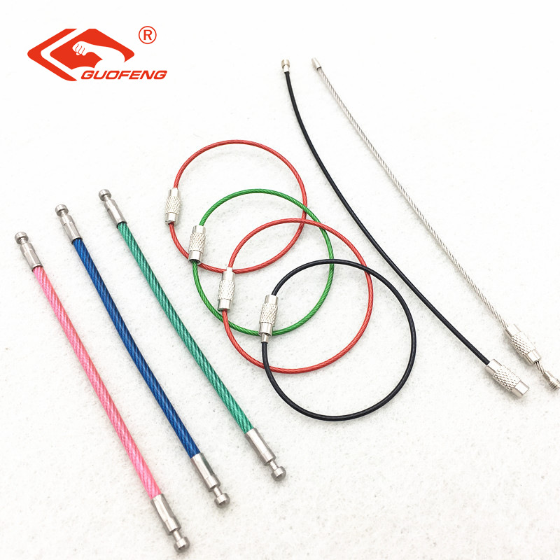 Fabricante recto de cabello adhesivo color 1.5 * 150 bucle de alambre de acero hebilla de alambre de acero marca de equipaje color adhesivo bucle de alambre