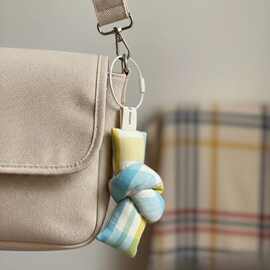创意布艺海带结包包挂饰 玩偶挂件挂饰 手工布艺小挂件可爱