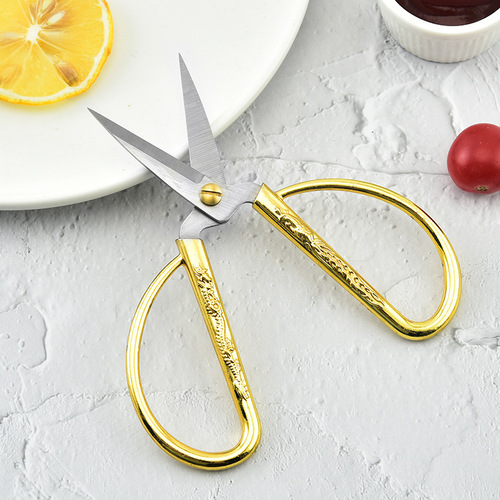 Manufacturer's stainless steel crab eating tool crab scissors three-piece set card mounted hairy crab dragon and phoenix scissors