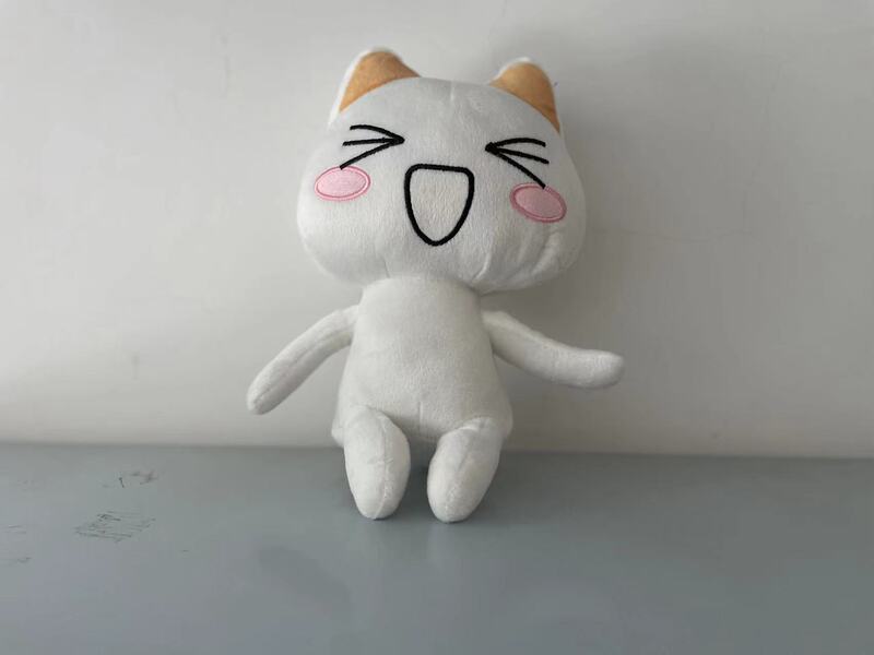 跨境新品Toro Inoue plush多罗猫公仔可爱笑脸情侣猫咪毛绒玩具|undefined