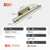 Brown bronze-90.5cm-18w-warm light
