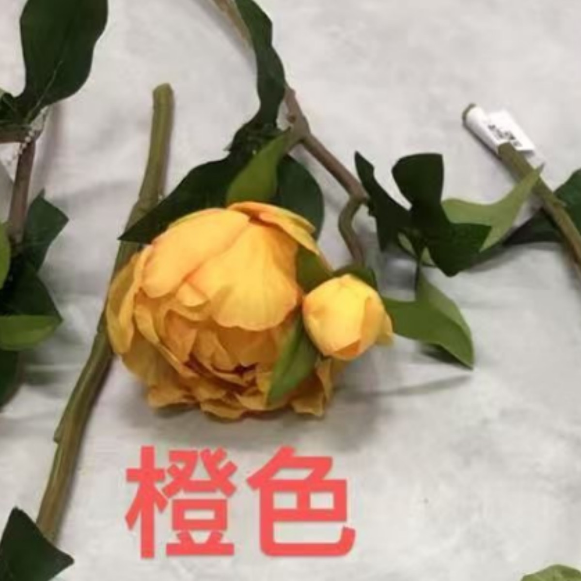 주황색
