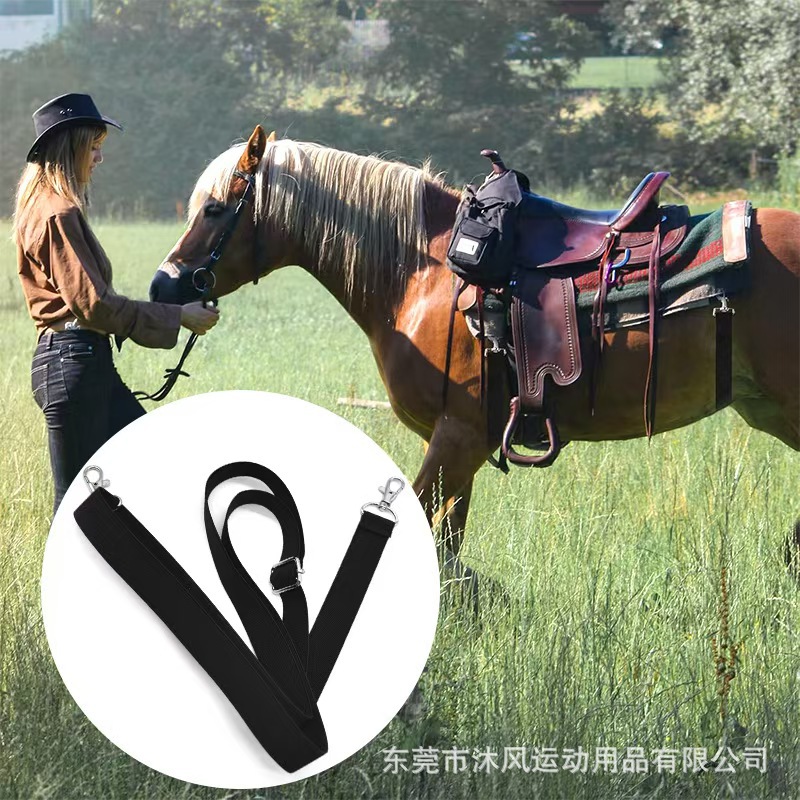 Cross-border equestrian sports equipment: saddles, horse blankets, horse covers, fixed, non-slip, soft, comfortable, adjustable elastic straps and ties.
