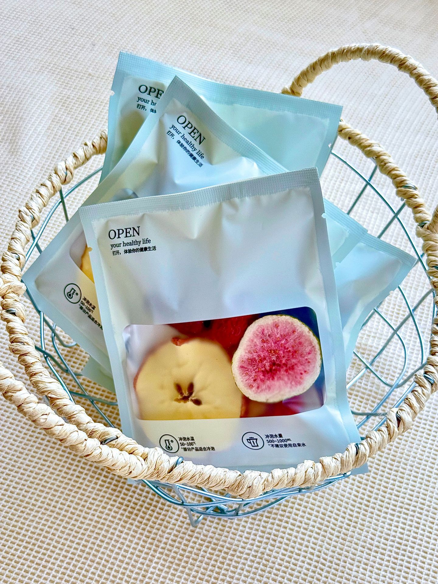 Apple Astragalus Wellness Tea 3.0 Huang Qi Fruit Tea Blend 200g 10 Bags preparation