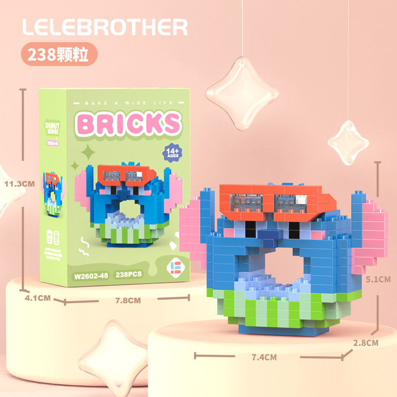 Compatible con Lego animal de dibujos animados muñecas osos de fresa Lina bloques de construcción para niños ensamblaje juguetes al por mayor